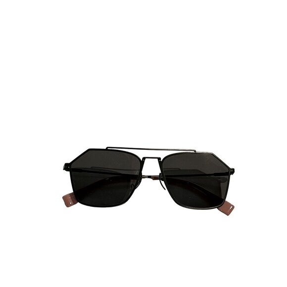 NWOT FENDI Eyeline Slim Metal Sunglasses in Black - Picture 1 of 5